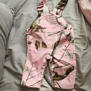 Pink camp overalls